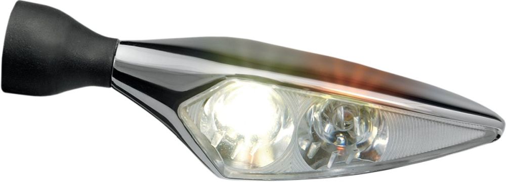 RHOMBUS PL LED – BLINK OG POSITIONSLYS, VENSTRE, KROM