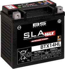 Motorcykelbatteri BS BTX14HL SLA- MAX (AGM)