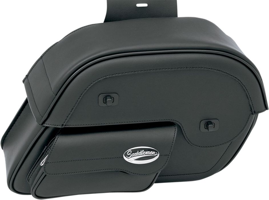 SADDLEBAG UNIVERSAL THROW-OVER TEXTILE SLANT BLACK