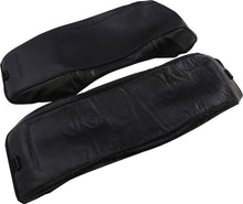 SADDLEBAG UNIVERSAL LID COVERS TEXTILE PLAIN BLACK