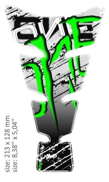 Tankpad "Spirit Scratches" - grøn