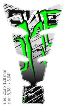 Tankpad "Spirit Scratches" - grøn