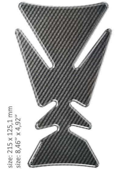 Tankpad "Maxi" - Carbon look