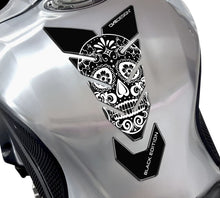 Tankpad  "SKULL4" - hvid