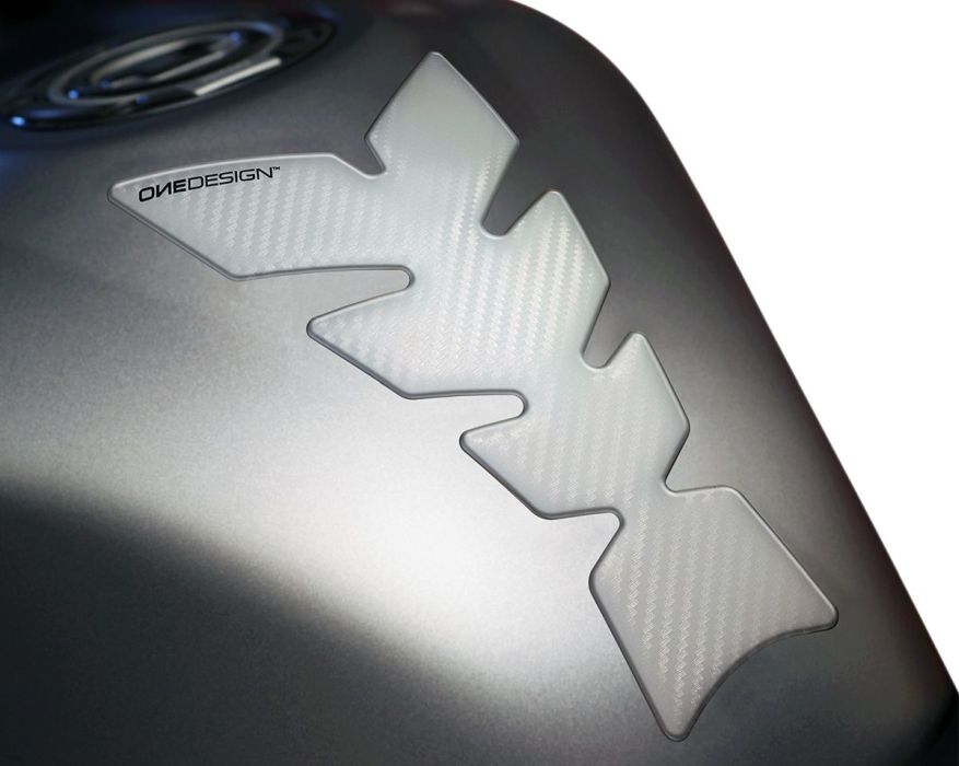 Tankpad (soft touch) - Hvid