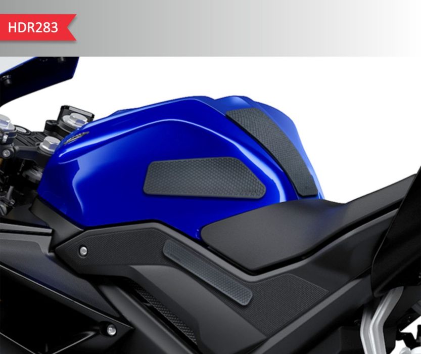 Tank grip kit, universal - mellem - sort