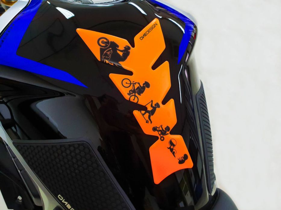 Tankpad - mat neon orange