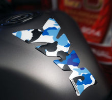 Tankpad - Camouflage - blå