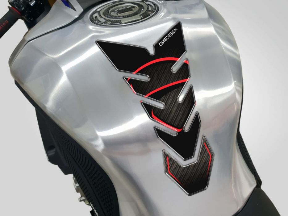 Tankpad "Black edition" - sort, rød