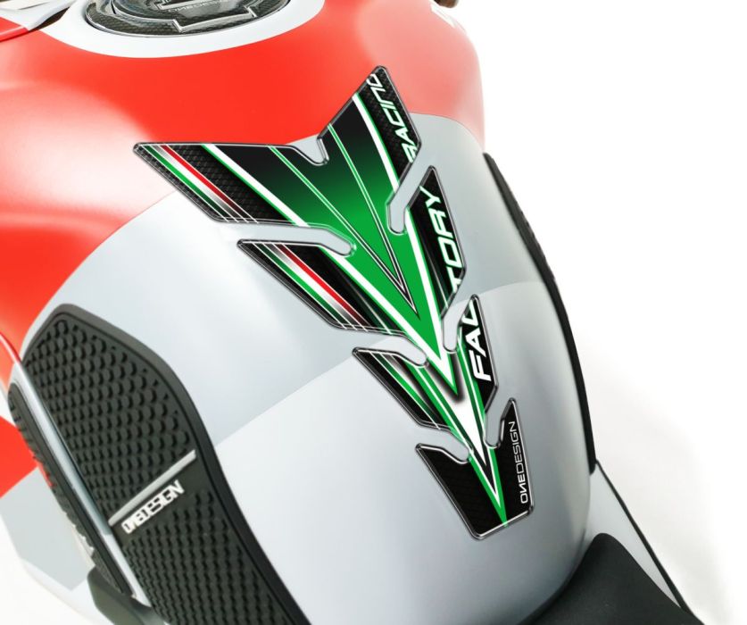 Tankpad "Factory Racing" - grøn