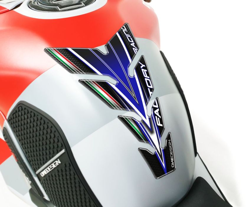 Tankpad "Factory Racing" - blå