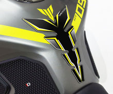 Tankpad - sort, fluo gul