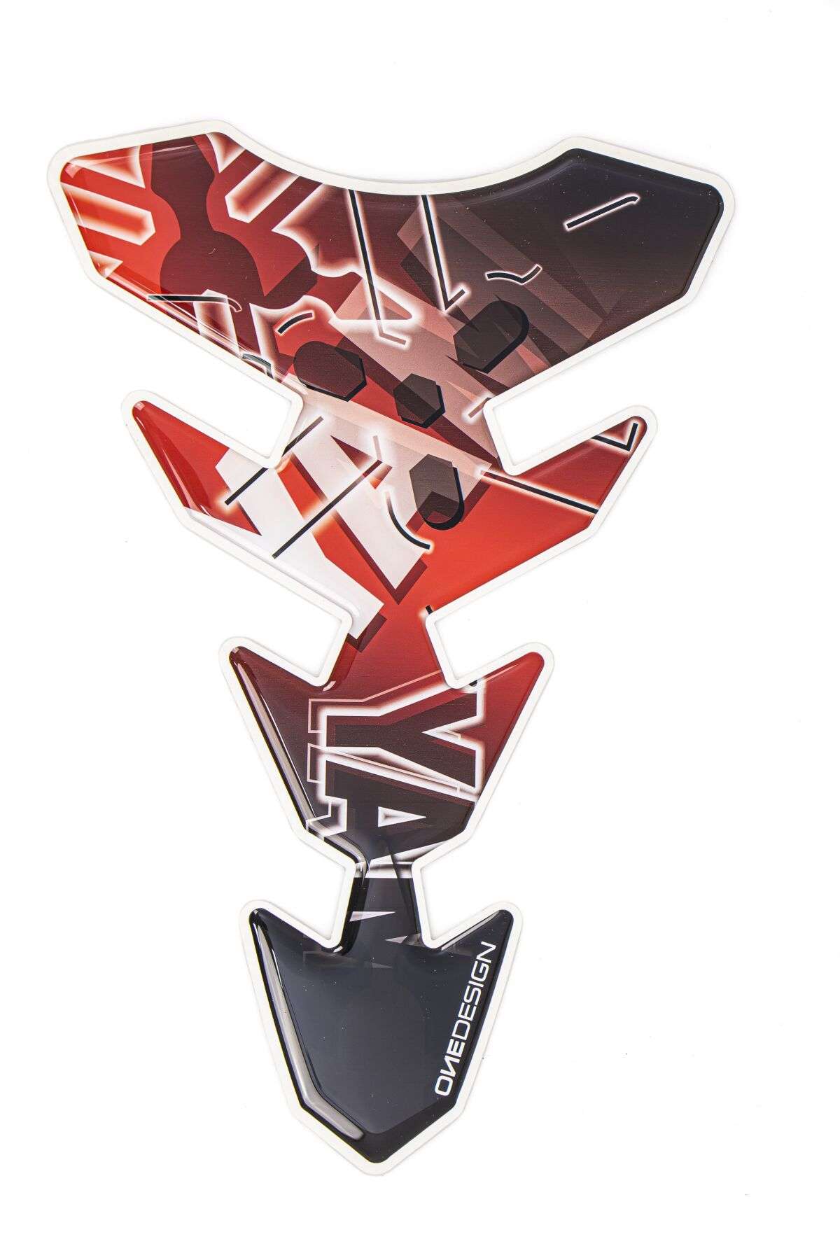 Tankpad - Yamaha - Rød