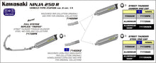 Kawasaki NINJA 250R 2009-2012 Arrow udstødning. Slip-on udstødninger, komplette udstødninger, manifold/forrør. Find det hos Pitboxen.dk