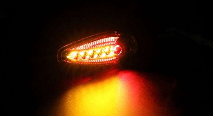 MC Blinklys med Baglys - Koso Sonic