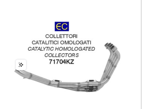 Honda CB650R (19-23) - Arrow racing forrør m. katalysator