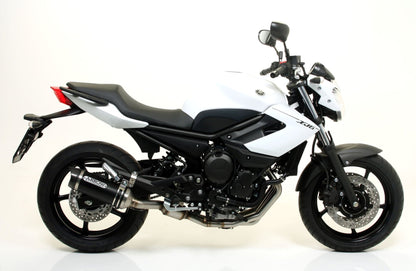 71761AKN Arrow Street Thunder "DARK" - alu udstødning med carbon afgang til Yamaha XJ6 / XJ6 Diversion 2009 - 2015 - Pitboxen.dk