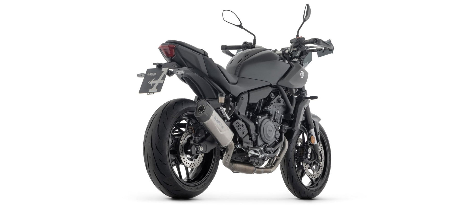 71994AKN Arrow godkendt full system med Indy Race EVO alu. "Dark" udstødning til Yamaha MT - 07 2025 - Pitboxen.dk