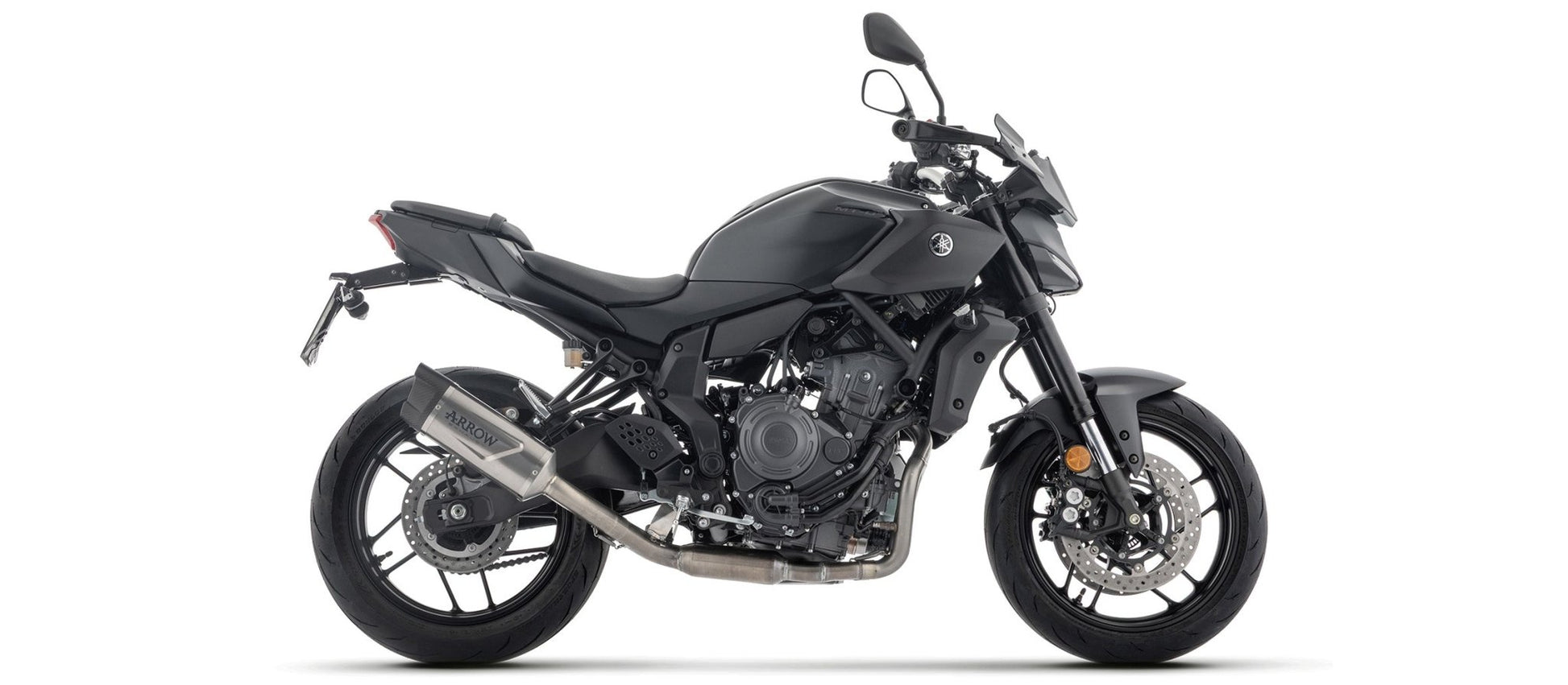 71994PK Arrow godkendt full system med Indy Race EVO titanium udstødning til Yamaha MT - 07 2025 - Pitboxen.dk