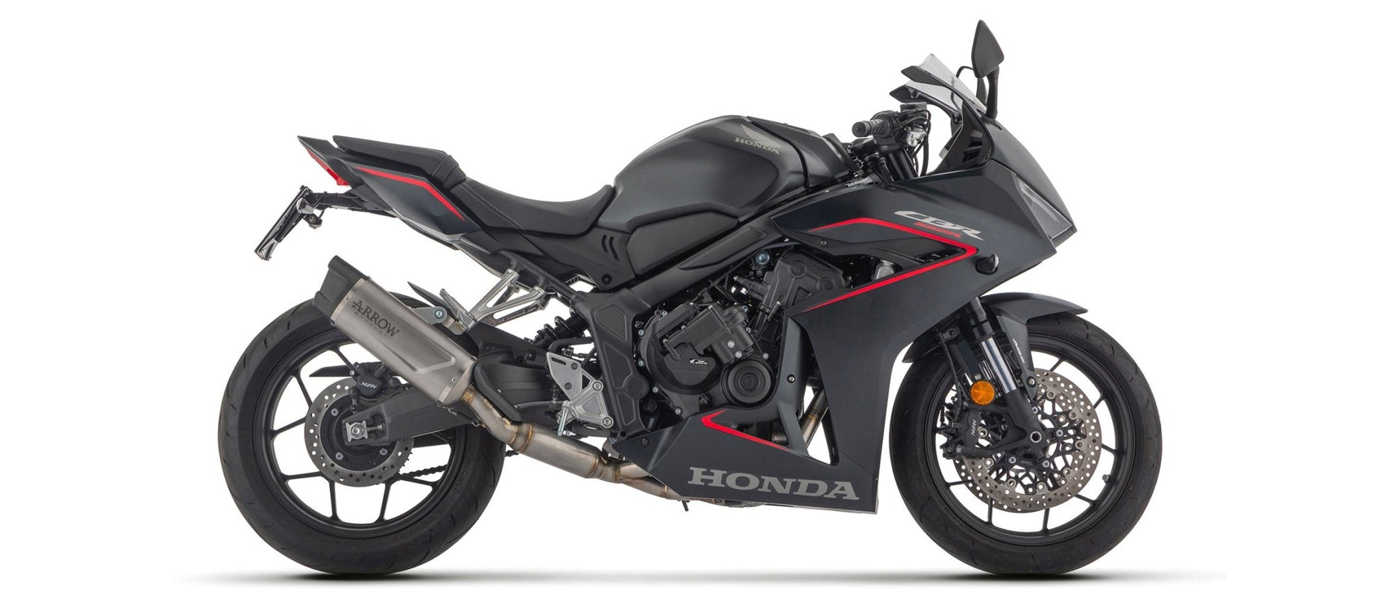 71999PK Arrow godkendt full system med Indy Race EVO titanium udstødning til Honda CB 650 R 2024 - 2025 - Pitboxen.dk