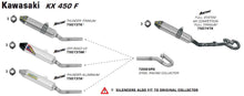 Kawasaki KX 450 F 2009-2010 Arrow udstødning. Slip-on udstødninger, komplette udstødninger, manifold/forrør. Find det hos Pitboxen.dk