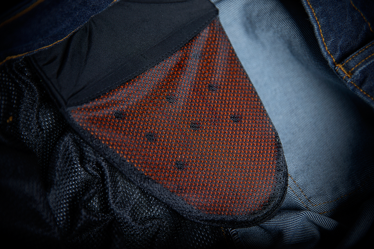 Icon MH1000 mc jeans m. D30 beskyttelse - Herremodel - Str 42