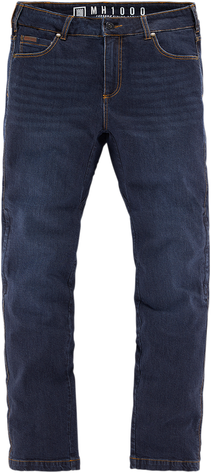Icon MH1000 mc jeans m. D30 beskyttelse - Herremodel - Str 42