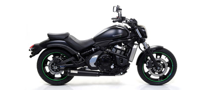 Kawasaki Vulcan 650S (20-22) komplet udstødning - Arrow Rebel Dark