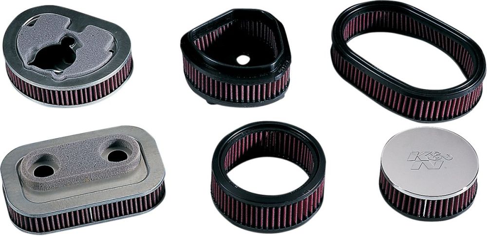 K&N Luftfilter for S&S "E&G" filterhus