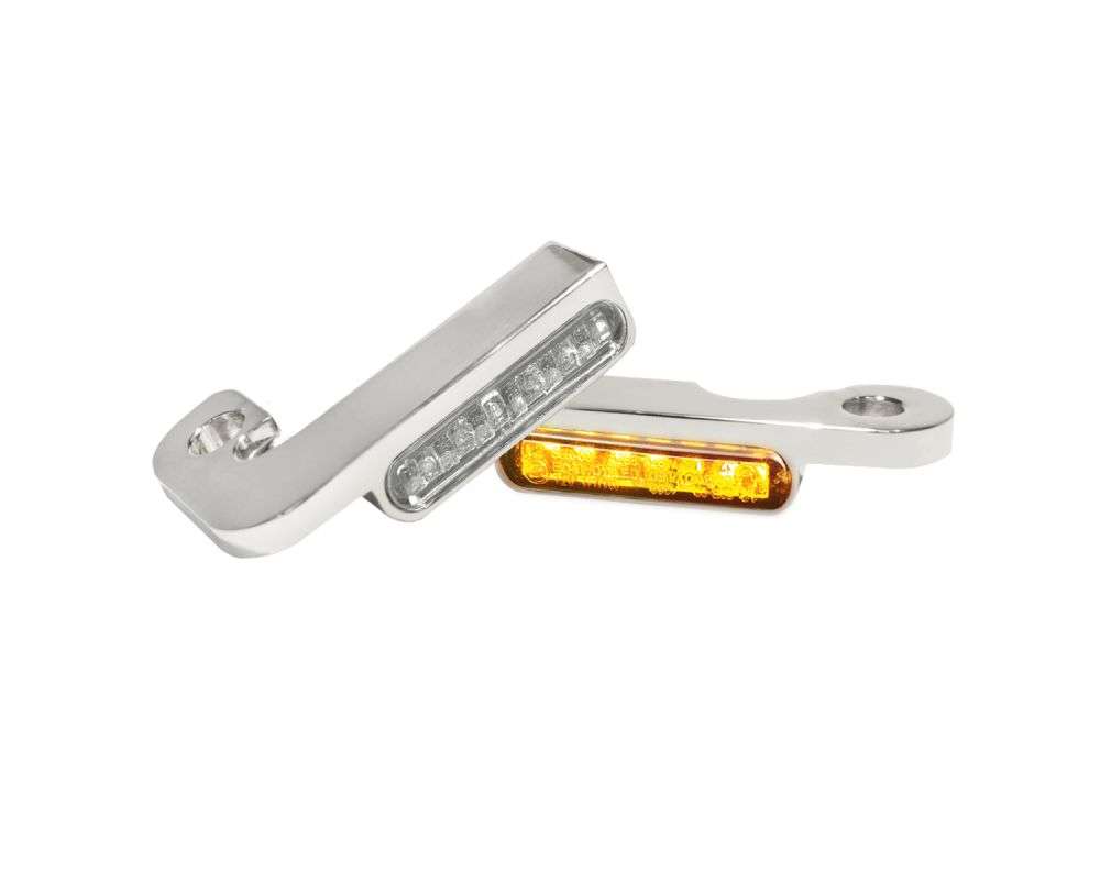 MC blinklys - Heinz Bikes Stripes - til HD