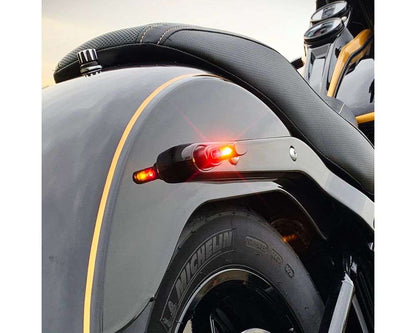 Heinz Bikes Winglet Micro led blink med baglys og bremselys