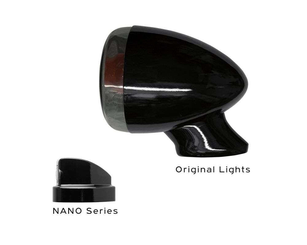Heinz Bikes Nano winglet 3-i-1 led blink ned bremselys og baglys