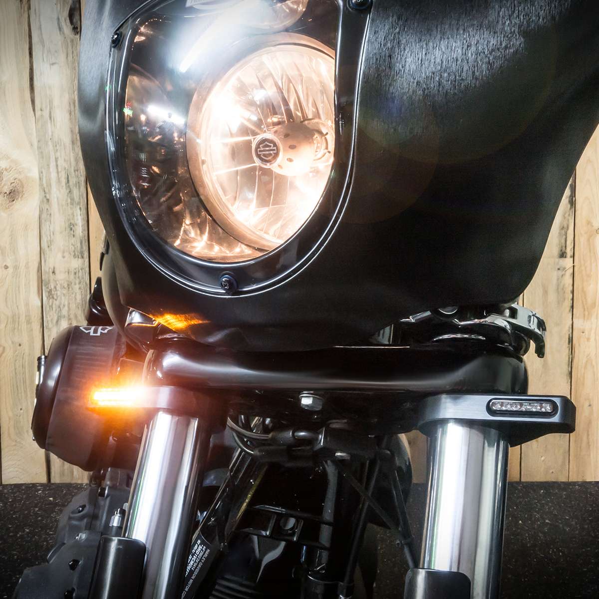 Heinz Bikes ZC Line classic LED blink til montering på gaffenben