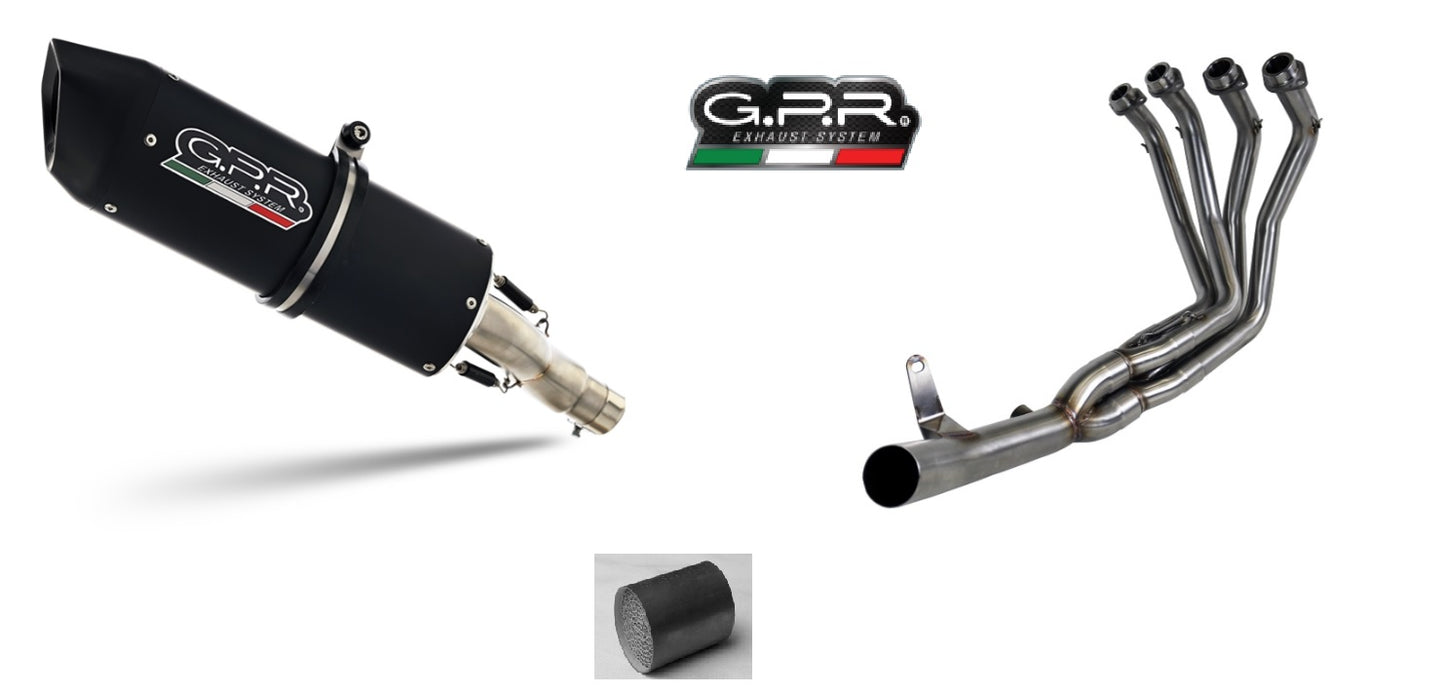 Kawasaki Z900 (17-19) udstødning - GPR full system m kat.