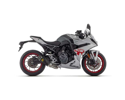 komplet arrow udstødning til Suzuki GSX8R, godkendt med katalysator