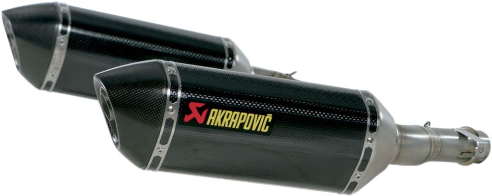 Akrapovic Carbon Slip on udstødninger til Kawasaki Z1000SX (10 - 13) - Pitboxen.dk