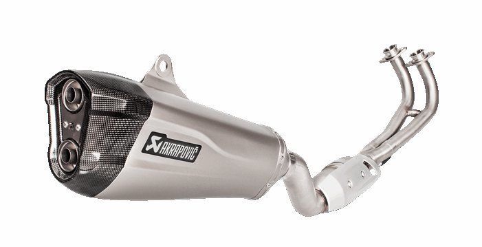 Akrapovic Racing Line komplet udstødning til Yamaha 530 TMAX 2017 - Pitboxen.dk