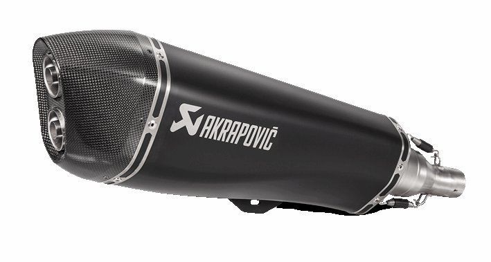 Akrapovic Rustfri Slip on udstødning til Piaggio MP3 500 (10 - 20) - Pitboxen.dk