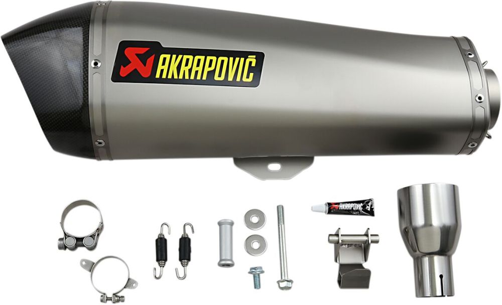 Akrapovic Rustfri Slip on udstødning til Piaggio MP3, m.fl. - Pitboxen.dk