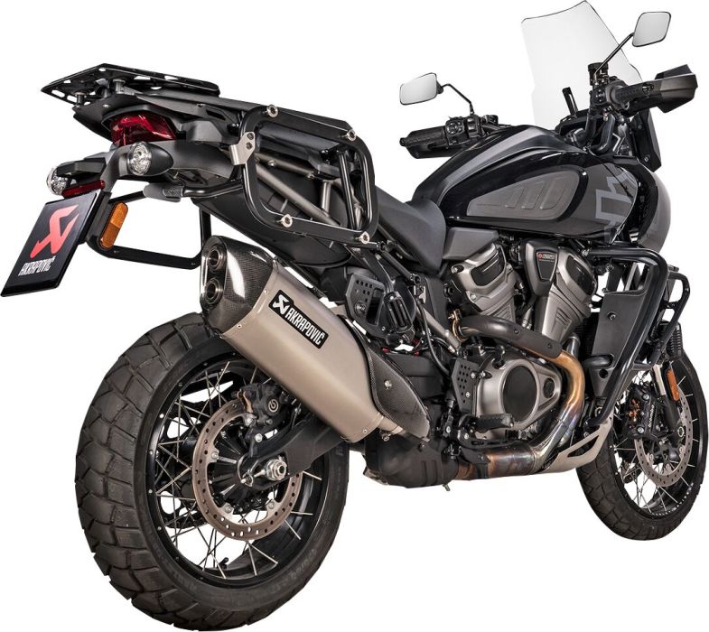 Akrapovic Titanium Slip on Udstødning i titanium til HD Pan America - Pitboxen.dk