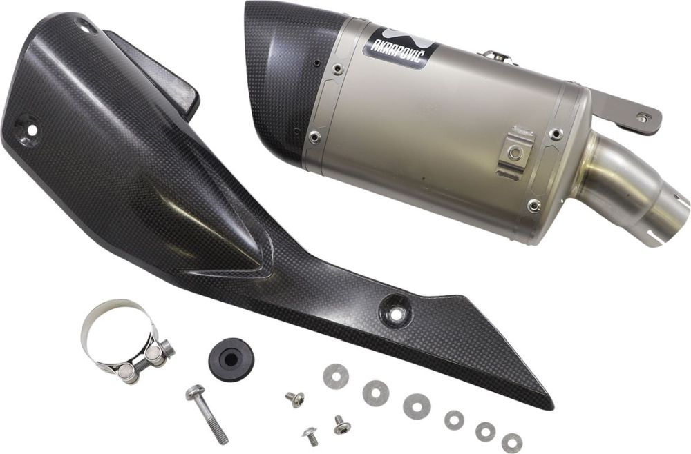 Akrapovic Titanium Slip on udstødning til Suzuki GSX - S1000 + KATANA (15 - 21) - Pitboxen.dk