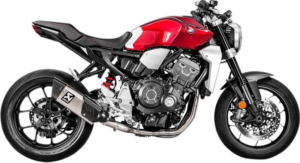 Akrapovic Titanium/carbon Slip on udstødning til Honda CB1000R (18 - 22) - Pitboxen.dk