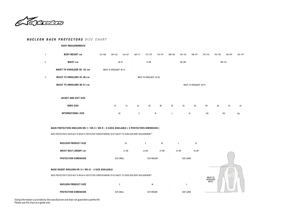 Alpinestars Nucleon KR - 2 rygbeskytter - Level 2 - Pitboxen.dk