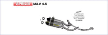 Aprilia MX-V 4.5 2009-2014 Arrow udstødning. Slip-on udstødninger, komplette udstødninger, manifold/forrør. Find det hos Pitboxen.dk