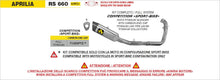 Aprilia RS 660 2025- Arrow udstødning. Slip-on udstødninger, komplette udstødninger, manifold/forrør. Find det hos Pitboxen.dk