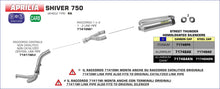 Aprilia SHIVER 750 2008-2009 Arrow udstødning. Slip-on udstødninger, komplette udstødninger, manifold/forrør. Find det hos Pitboxen.dk