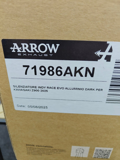 Arrow Indy Race EVO - "Dark" udstødning - Kawasaki Z 900 25 - 26 (DEMO) - Pitboxen.dk