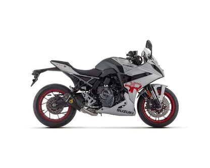 komplet arrow udstødning til Suzuki GSX8R, godkendt med katalysator