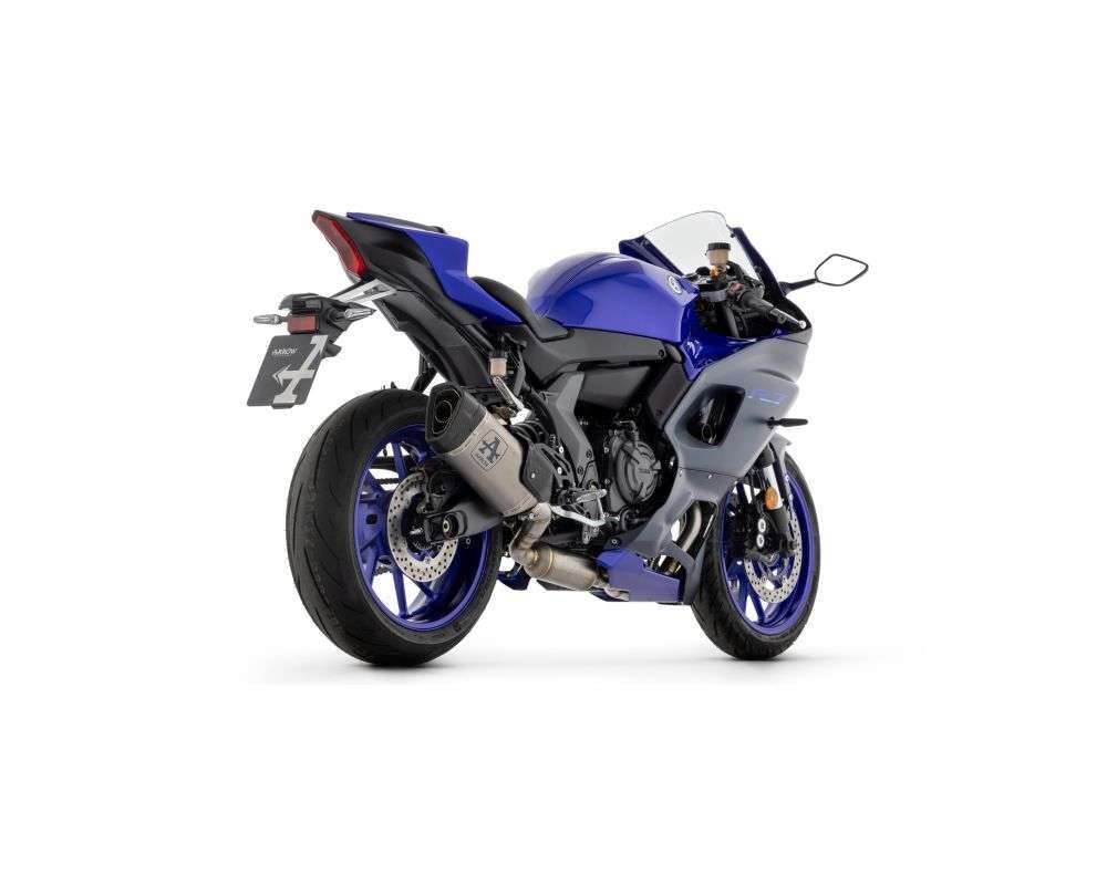 Arrow udstødning til Yamaha YZF - R7 21 - 24, godkendt system med katalysator - Pitboxen.dk