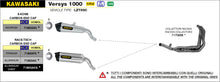 Kawasaki VERSYS 1000 2019-2020 Arrow udstødning. Slip-on udstødninger, komplette udstødninger, manifold/forrør. Find det hos Pitboxen.dk